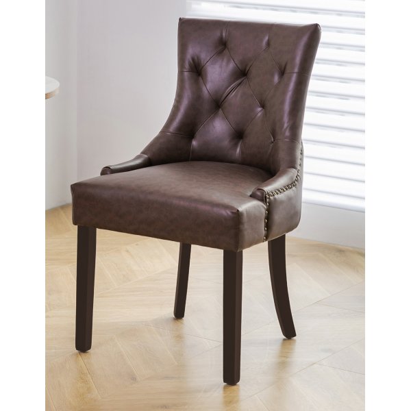 Tuva-tuoli - Ruskea vintage PU Tuva-tuoli - Ruskea vintage PU