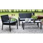 Alesund black Lounge ryhm patiolle