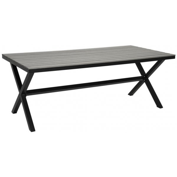 Stokke ruokapyt 200 cm - harmaa/musta