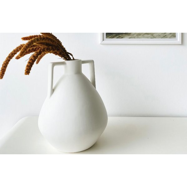 Viilumaljakko - Valkoinen Viilumaljakko - Valkoinen