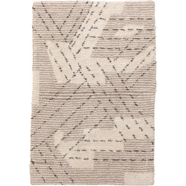 Lorentz matto 60x90 cm - Harmaa/beige