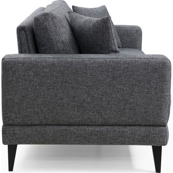 Nordic 3-istuttava sohva - Tummanharmaa Nordic 3-istuttava sohva - Tummanharmaa