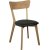 Amino-tuoli ljytty tammea/musta ekonahkaa + Huonekalujen hoitosarja tekstiileille