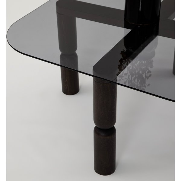 Kei sohvapöytä 80 x 80 cm - Antrasiitti/savu Kei sohvapöytä 80 x 80 cm - Antrasiitti/savu