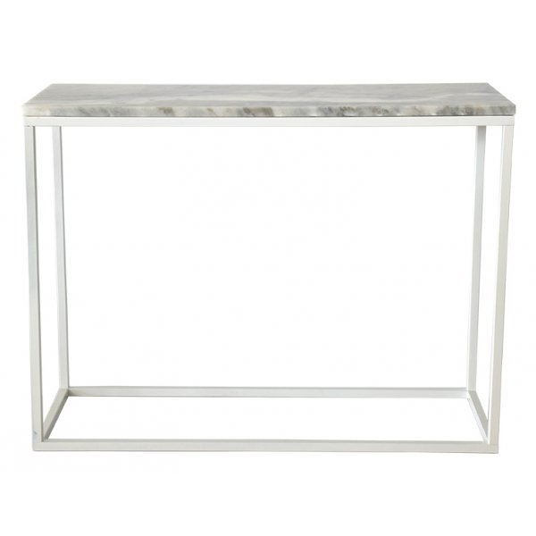 Accent-konsolipyt - Valkoinen marmori/Valkoinen