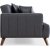 Buhara 3-istuttava sohva - tummanharmaa