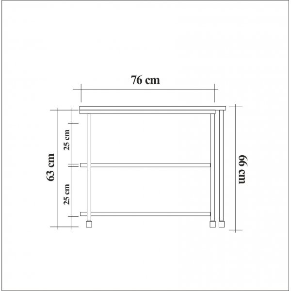 Melin sivupöytä 70 x 76 cm - Mänty/musta Melin sivupöytä 70 x 76 cm - Mänty/musta