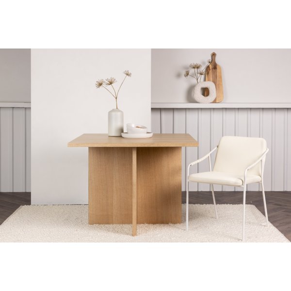 Leo ruokapöytä 100 x 100 cm - Natural Leo ruokapöytä 100 x 100 cm - Natural