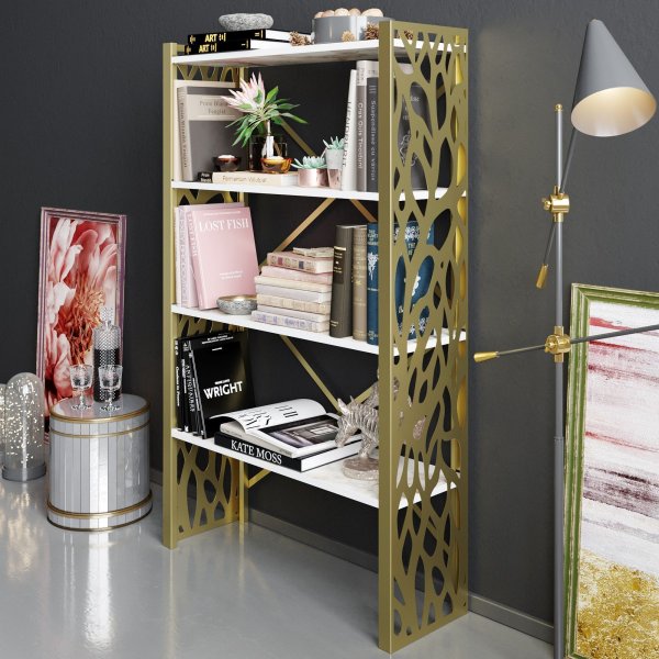 Tonga kirjahylly - kulta/valkoinen Tonga kirjahylly - kulta/valkoinen