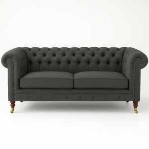 Kahden ja puolen istuttava Chesterfield Cambridge Deluxe -sohva - Valinnainen väri! Kahden ja puolen istuttava Chesterfield Cambridge Deluxe -sohva - Valinnainen väri!