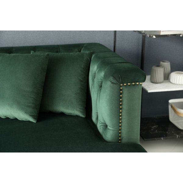 Sohva ja divaani vihreällä samettilla - Bellas Sohva ja divaani vihreällä samettilla - Bellas