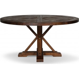 Tuva pyöreä ruokapöytä Ø150 cm - Ruskea vintage Tuva pyöreä ruokapöytä Ø150 cm - Ruskea vintage