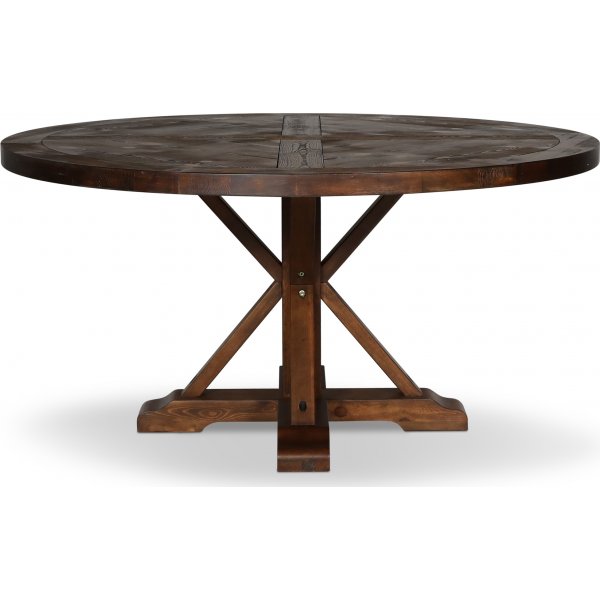 Tuva pyre ruokapyt 150 cm - Ruskea vintage