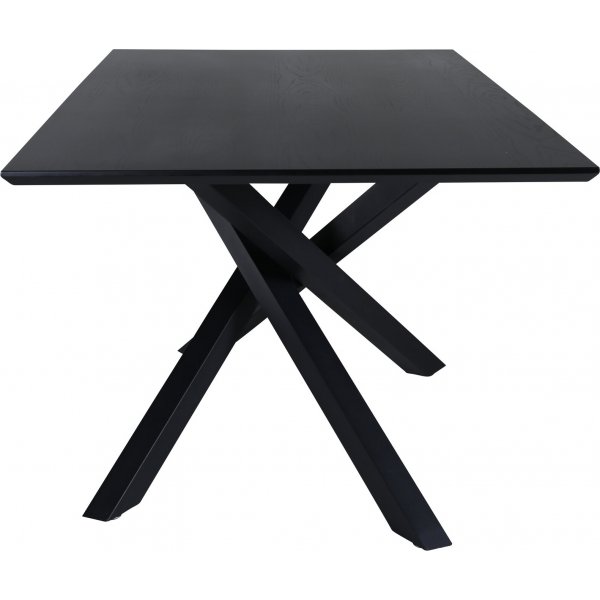 Piazza ruokap�yt� 180 x 90 cm - Musta