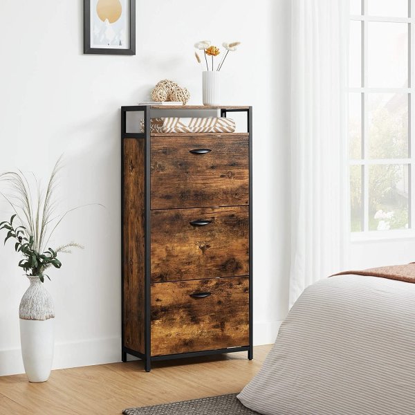 Mattias kenk�kaappi 60 x 130 cm - Ruskea/musta