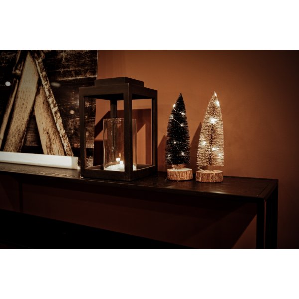 Trafalgar koristepuu LED-valoilla - musta