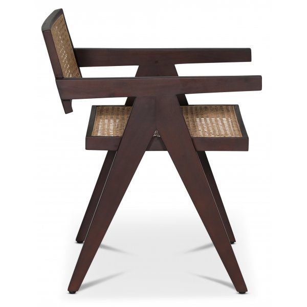 Strmsberg runkotuoli - ruskea mahonki/rottinki