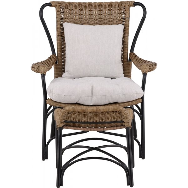 Loreto nojatuoli - musta Loreto nojatuoli - musta