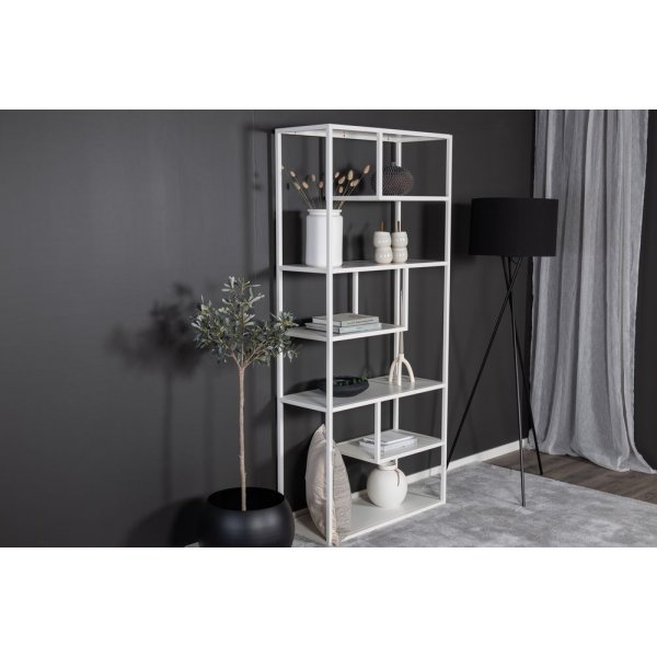 Junan kirjahylly - valkoinen