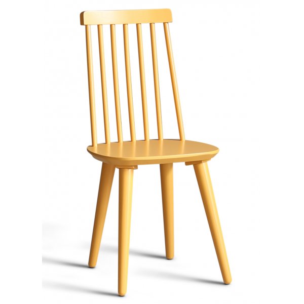 Ruokailuryhmä: Pyöreä pöytä tammi/valkoinen ja 4 keltaista rottinkituolia + 4.00 x Tuolin tyyny Ruokailuryhmä: Pyöreä pöytä tammi/valkoinen ja 4 keltaista rottinkituolia + 4.00 x Tuolin tyyny