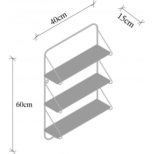 Viola seinhylly - Musta/phkin