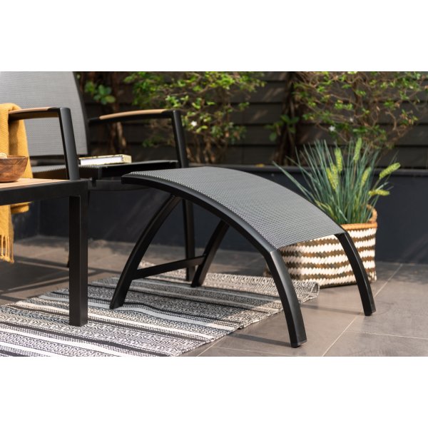 Panama lounge ryhmä 3 - musta/tiikki Panama lounge ryhmä 3 - musta/tiikki