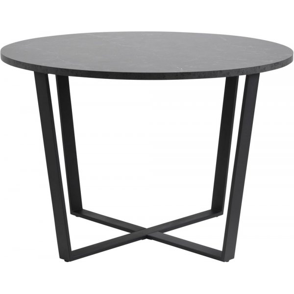Amble pyre ruokapyt 110 cm - Musta / marmori