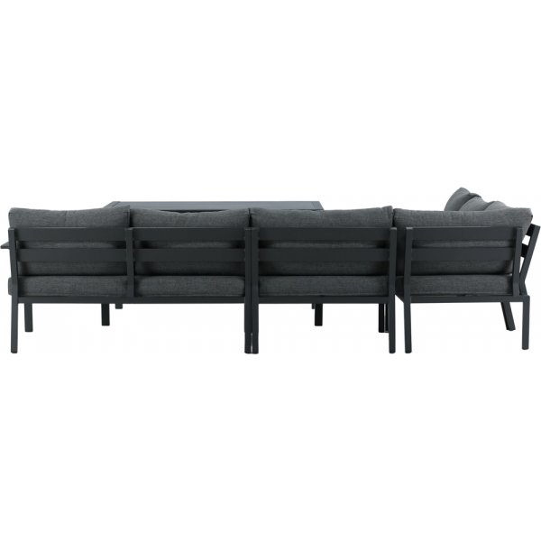 Ramos kulmasohvaryhmä - musta/harmaa Ramos kulmasohvaryhmä - musta/harmaa