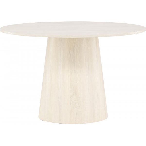 Lanzo pyre ruokapyt 120 cm - Valkoiseksi rapattu