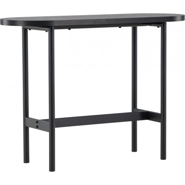 Luistin sivupyt 110 x 40 cm - Musta