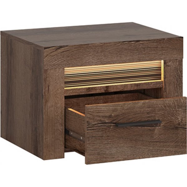 Baylar yöpöytä - tumma tammi Baylar yöpöytä - tumma tammi