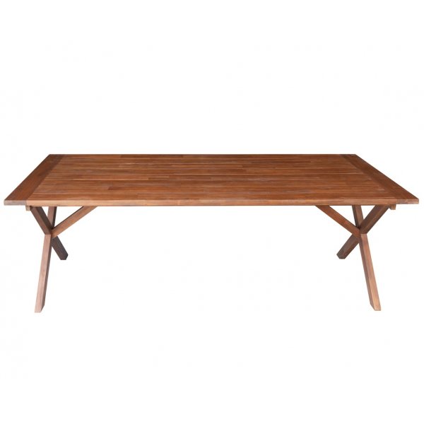 Oxford ruokapöytä 220 cm - Kuullotettu ruskea Oxford ruokapöytä 220 cm - Kuullotettu ruskea