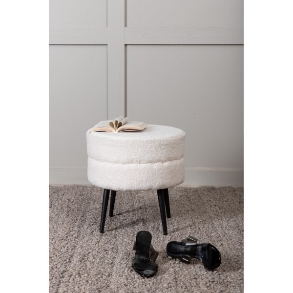 Mariana pouf - valkoinen nalle Mariana pouf - valkoinen nalle