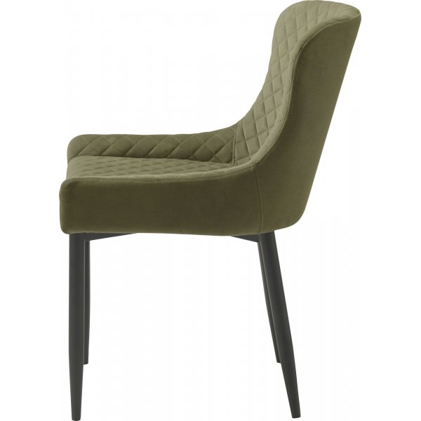 Carina tuoli oliivinvihreää samettia timanttikuviolla COPY COPY Carina tuoli oliivinvihreää samettia timanttikuviolla COPY COPY