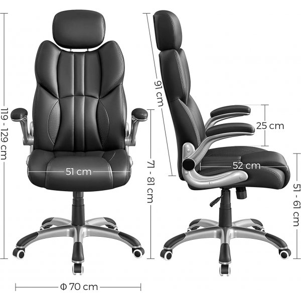 Yasmina työtuoli - musta Yasmina työtuoli - musta