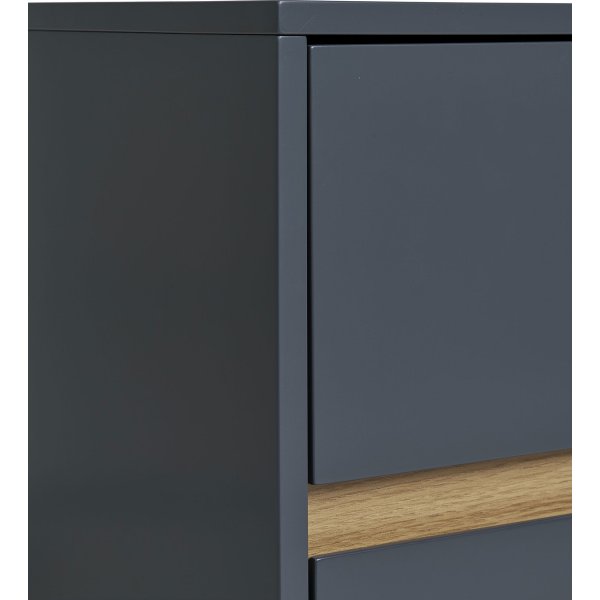 Bisley sivupyt - tummanharmaa