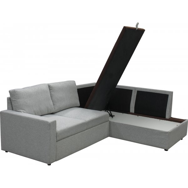 Trn-vuodesohva avoimella pdyll - Vasen + Huonekalujen tekstiilien puhdistus