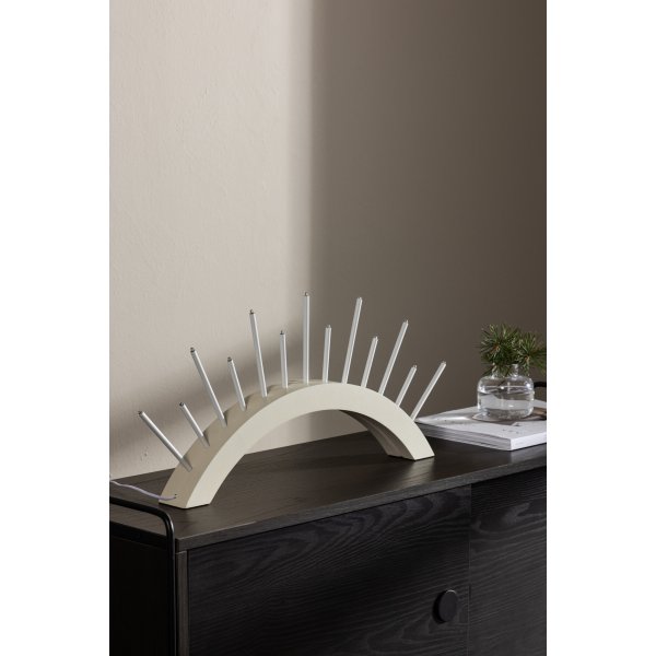 Björnrike pöytävalaisin - beige Björnrike pöytävalaisin - beige