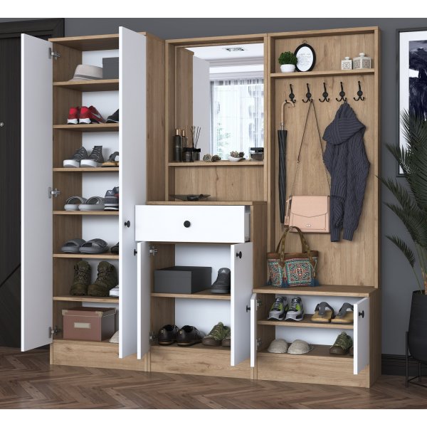 Muodikkaat aulakalusteet 180 cm - Phkin/valkoinen