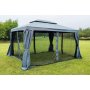 Athen Pavilion 400x300cm - harmaa