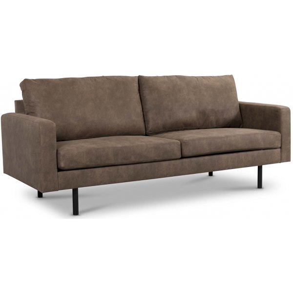 Kolmen istuttava Chicago-sohva 210 cm - Ruseka vintage (PU)