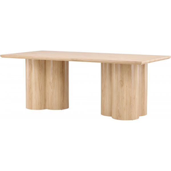 Olivia ruokapöytä 210x100 cm, luonnonvärinen Olivia ruokapöytä 210x100 cm, luonnonvärinen