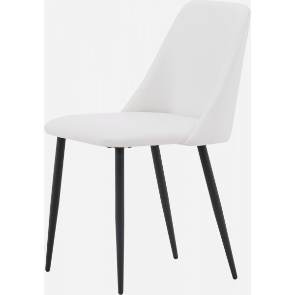 Yöruokailutuoli - Valkoinen PU Yöruokailutuoli - Valkoinen PU