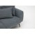 Flanko 2-istuttava sohva Antrasiitti