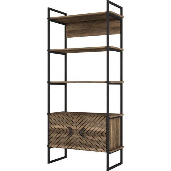 Scala kirjahylly - pähkinä Scala kirjahylly - pähkinä