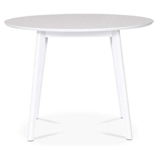 Sandhamn valkoinen pyöreä ruokapöytä Ø100 cm + Huonekalujen tahranpoistoaine Sandhamn valkoinen pyöreä ruokapöytä Ø100 cm + Huonekalujen tahranpoistoaine