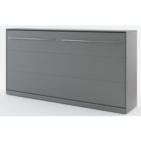 Vaakasuora Compact living -sänkykaappi (90x200 cm ulosvedettävä sänky) - Harmaa Vaakasuora Compact living -sänkykaappi (90x200 cm ulosvedettävä sänky) - Harmaa