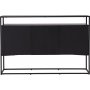 Kingsport kohopyt 120 x 45 cm - Musta