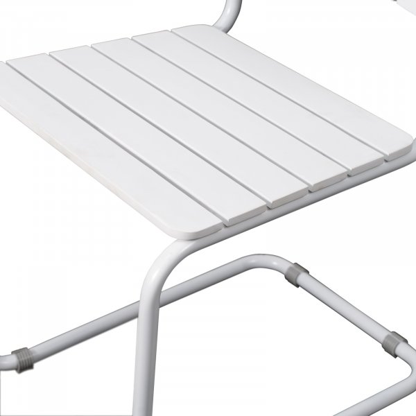 Ulkotuoli valkoinen pinottava - Holmö Ulkotuoli valkoinen pinottava - Holmö