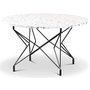 Terrazzo pyre sohvapyt  80 cm - Cosmos Terrazzo & musta Star-metallirunko